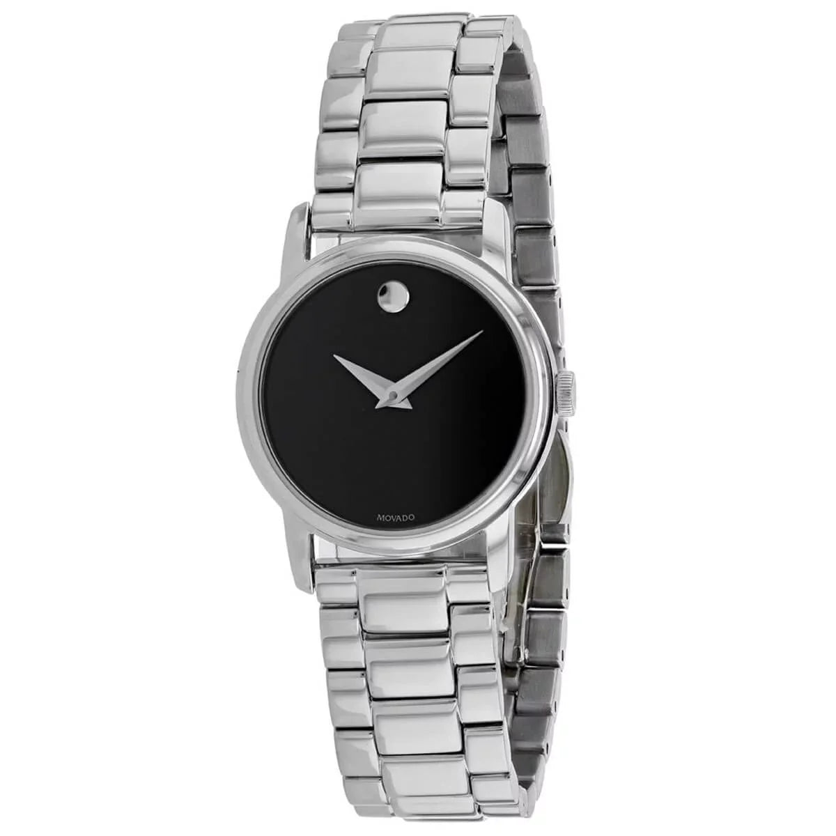 Dial Black Ladies Watch Movado Classic 2100017 Quartz Museum