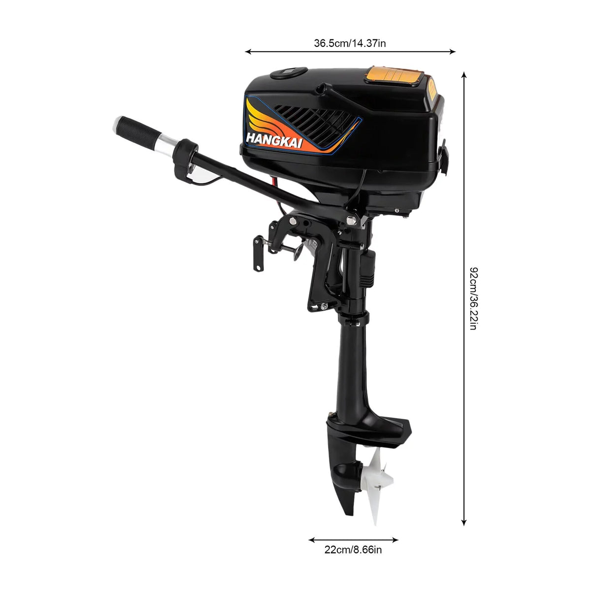 Motor 48V 5.0HP Fishing Engine Trolling Outboard Shaft Electric Short Boat