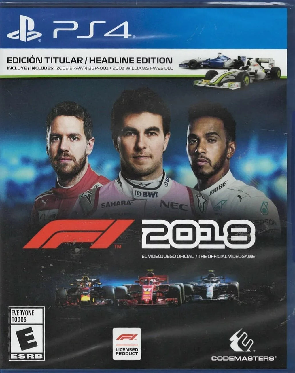 Factory PS4 4 US Edition New 2018 (Brand Version) PlayStation Sealed Headline F1