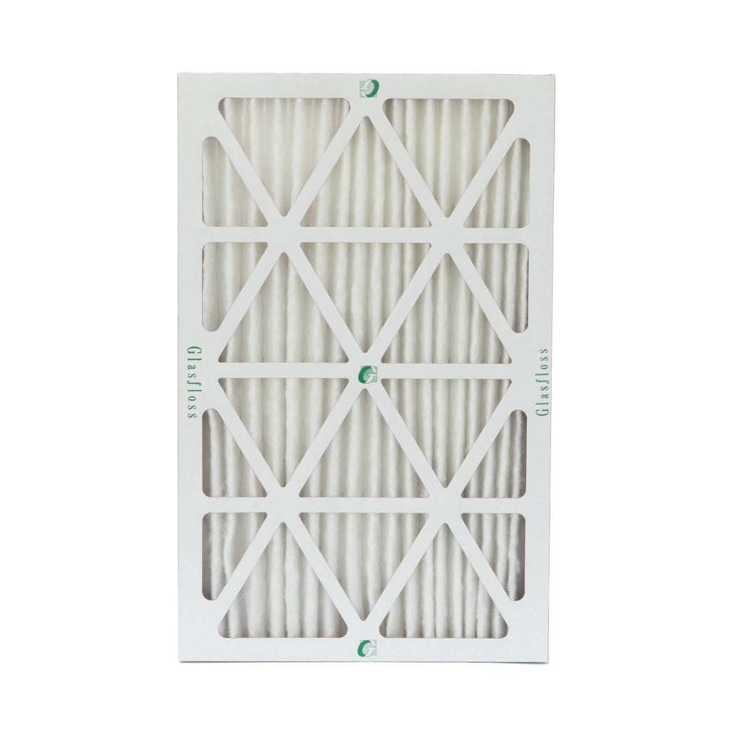 x x 9-1/2 Pack Pleated Air Glasfloss. 10x20x2 12 Actual 10 MERV by 2" Inch 1-3/4 Filters of 19-1/2 Size:
