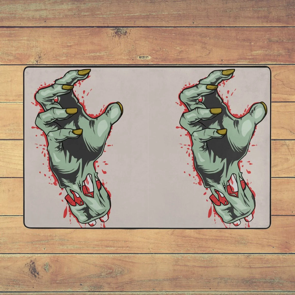 Area Floor Kitchen Room Rugs Horror Mat Entrance, Doormat Indoor,72"x48" Non-slip Zombie for Rug Living Hand Facecloth Sink Outdoor Area XMXY Blood