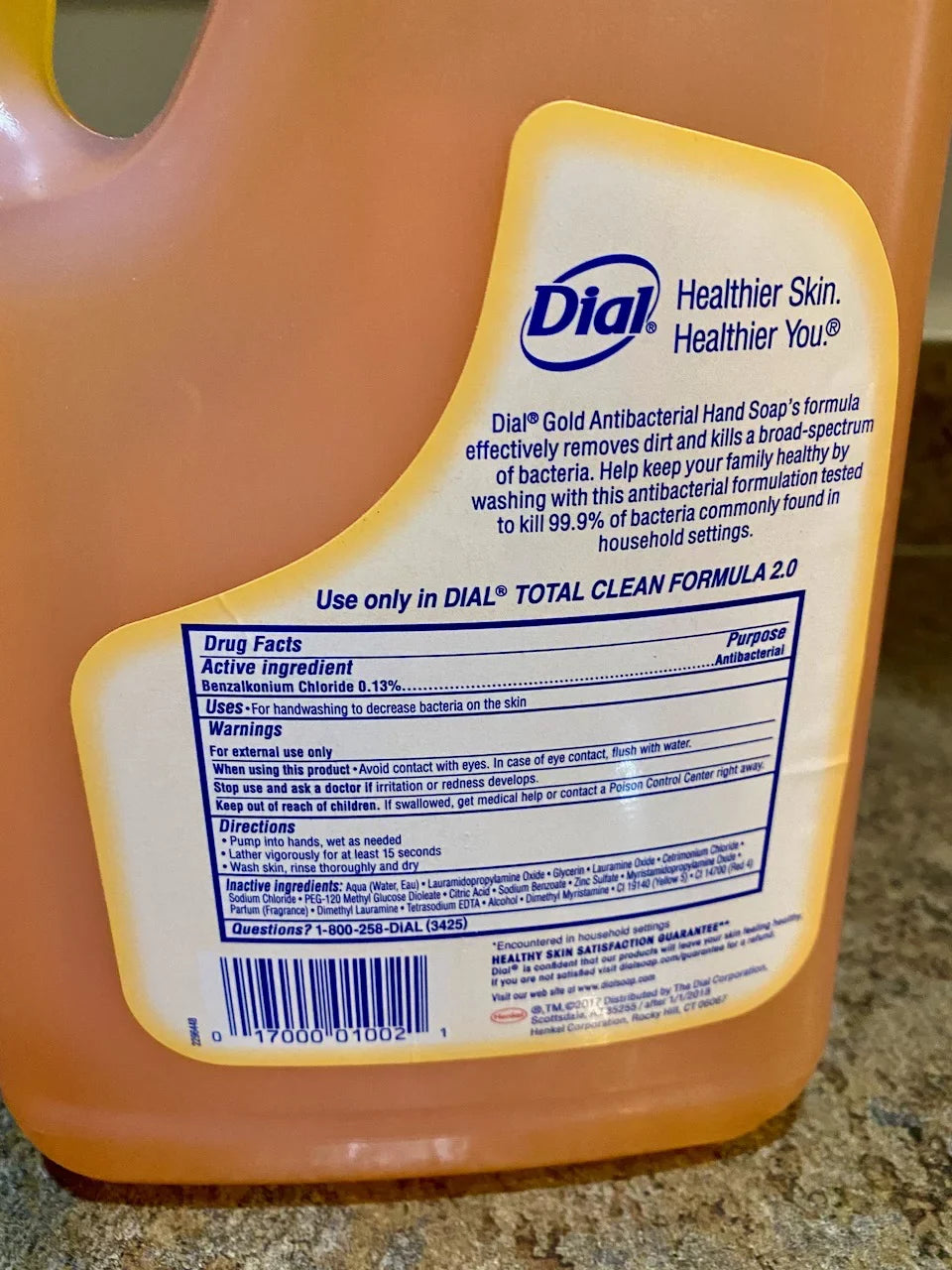 1 Soap, Hand Liquid Gold, Dial Gallon