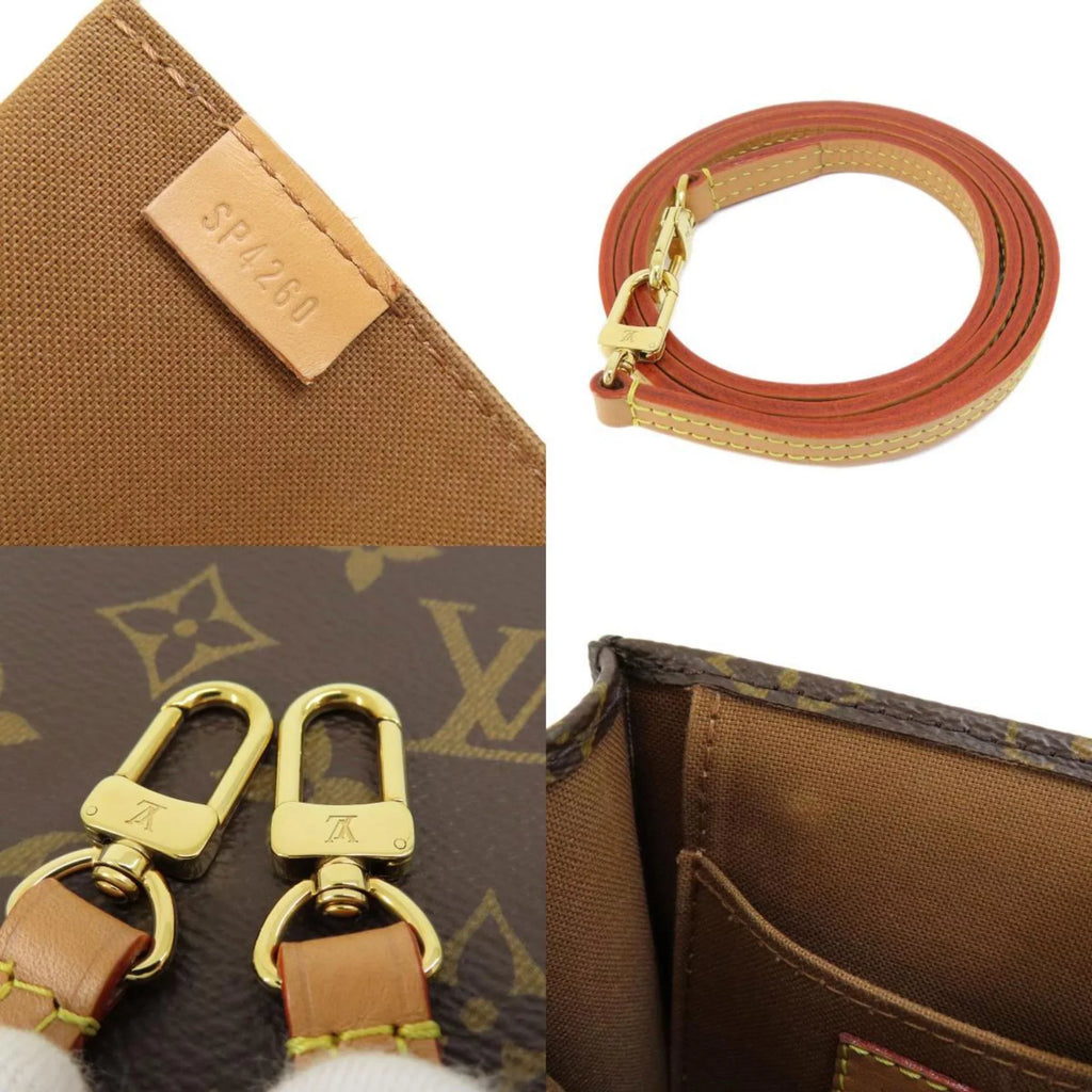 Handbag Petite Pre-Owned Monogram Louis LOUIS Canvas VUITTON (Good) M69442 Women's Pla Vuitton Sac