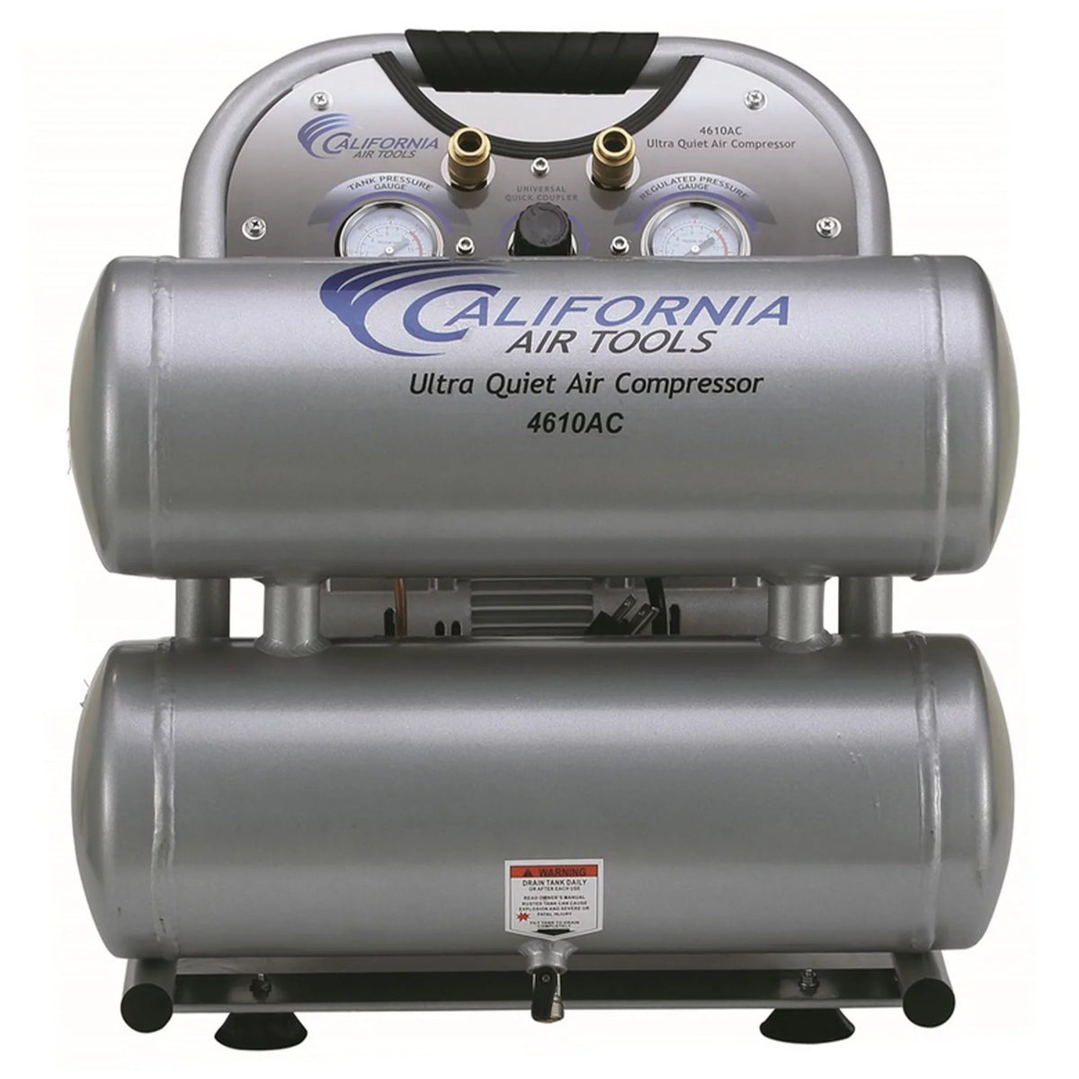 Air Ultra Oil Quiet Free Tools Compressor Powerful California 4610AC Air