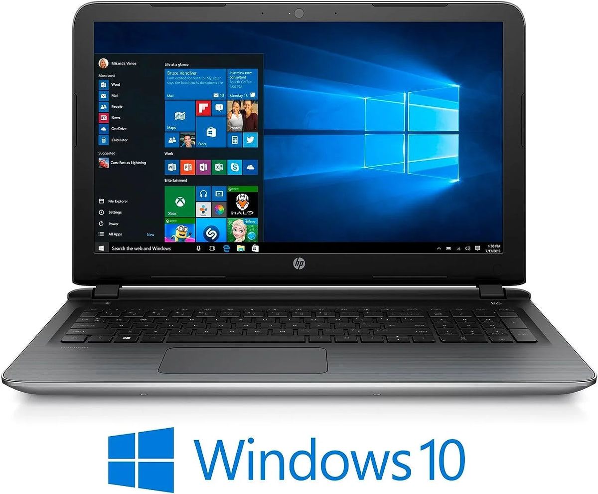 64-Bit HP Pavilion SSD 15.6" Home AMD (1.80GHz) A10-Series R6 Series 15-ab153nr USED 512GB Radeon Windows GB Laptop Memory A10-8700P 10 AMD 8
