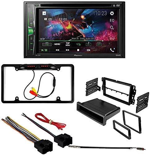 DVD/CD Touchscreen Double Bluetooth/Backup Camera/Installation KIT4768 AVH-241EX Chevrolet with Pioneer Stereo Digital Car Equinox W/ 6.2" 2007-2009 Receiver DIN Bundle for AM/FM Media Kit/in-Dash