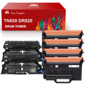 DR-820 2x Cartridge Toner Printers, | Kingdom MFC-L5900DW Replacement HL-L6200DWT with Toner HL-L6200DW black, MFC-L5800DW + Toner&Drum TN-850 [4x by DCP-L5500DN Use MFC-L5900DW Sold Drum]Compatible