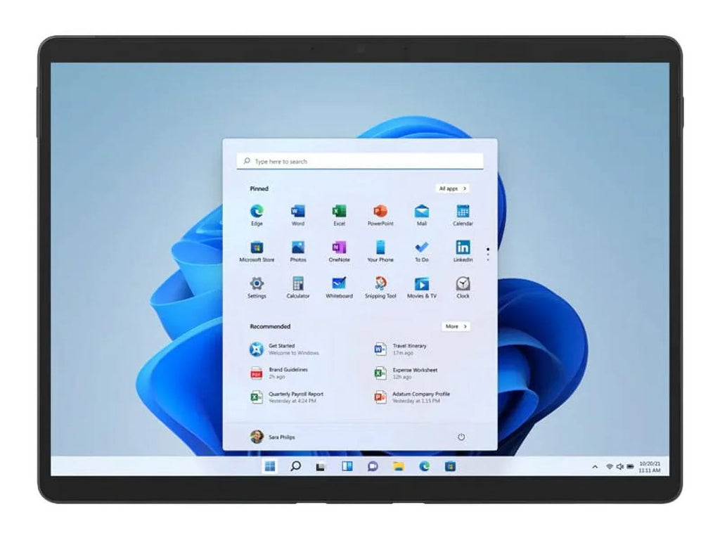 SSD, 13", GB, Microsoft 8 GB 8 11, Surface Graphite Windows 512 Pro Tablet,