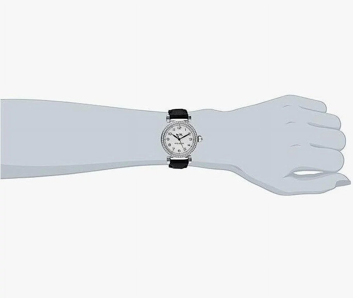 Dial Madison Coach Quartz 14502399 Ladies Silver Watch