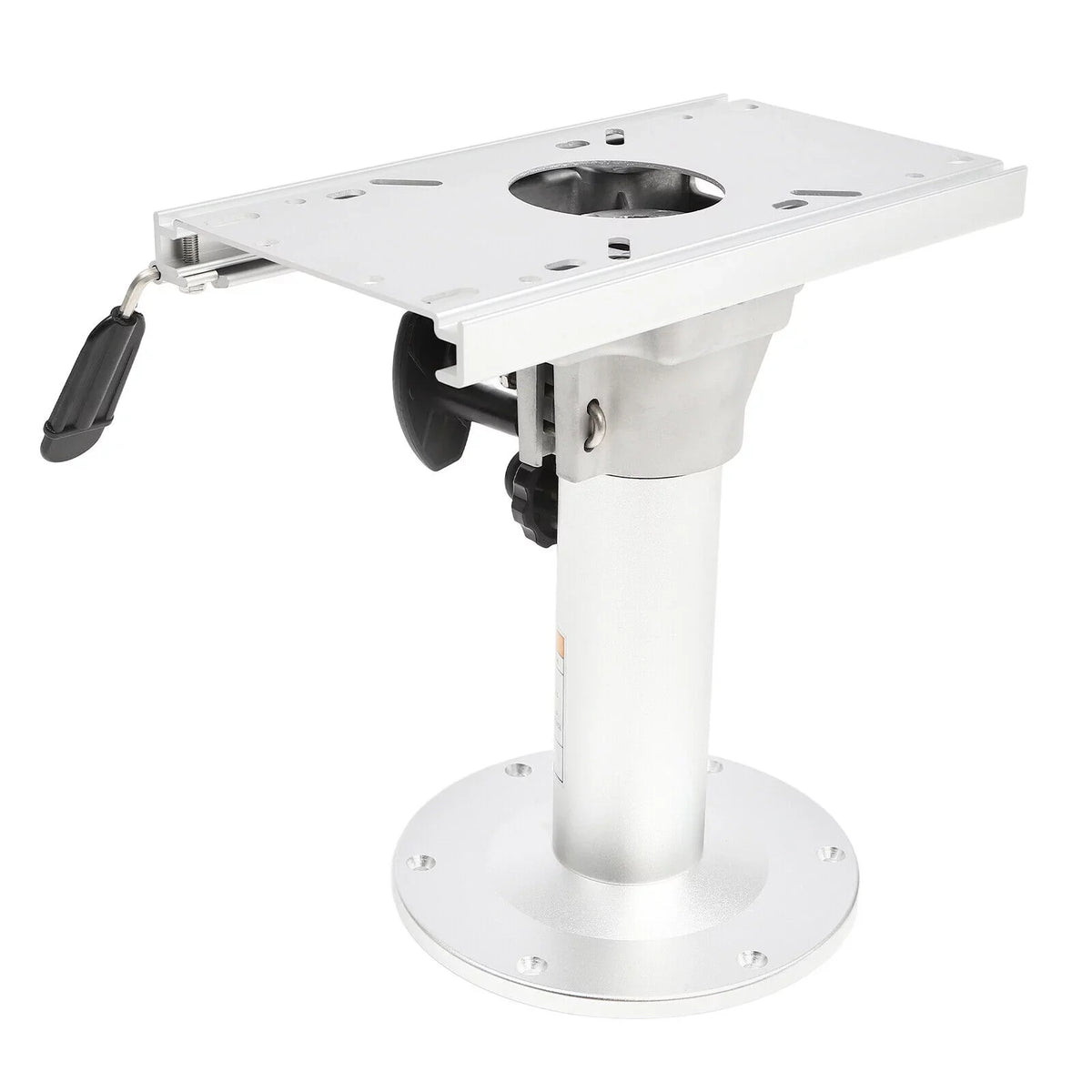Boat Aluminum Height Boat Base Chair Slide Adjustable Alloy Pedestal with Seat