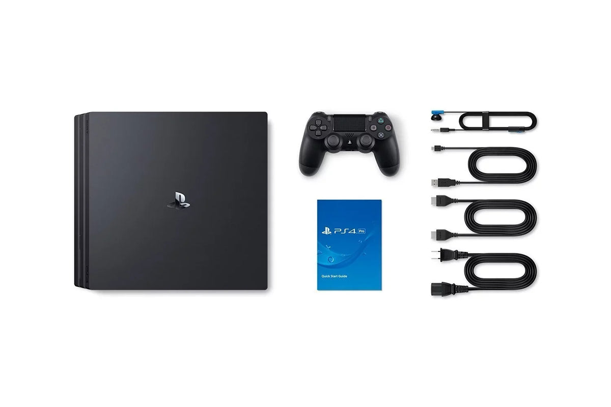 Controller (2 4 an Console 4 Items): - and Dualshock Wireless Jet Pro PS4 Black Console PS4 PlayStation Bundle 1TB Pro Extra
