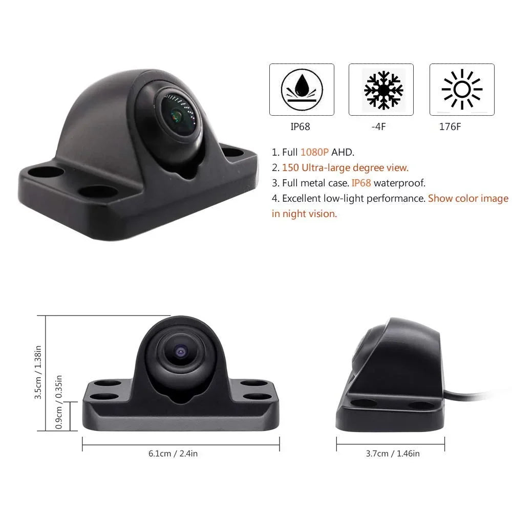 Mini MDVR Large HD Angle Car JOINLGO Mobile Camera System View for Car Recorder Screen Cameras Remote DVR 1080P on with Phone Video Backup WiFi PC DVR Vehicle GPS Truck/RV/Bus 4G 8-CH Monitor AHD 10"