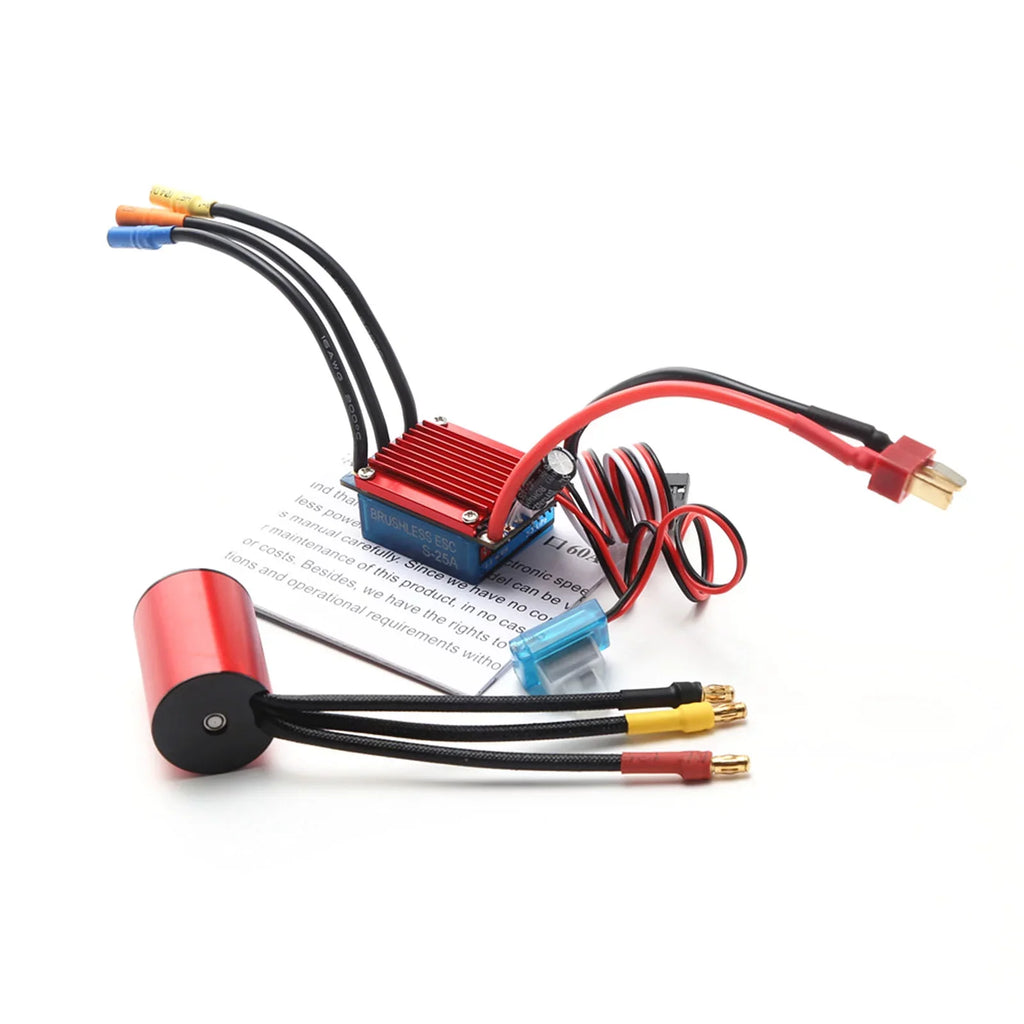4p Motor S2435 4p Car 4800kv Eryue Motor Speed ESC, 4p GoolRC Mewmewcat 1/184800kv 25a Dsfen 25a Esc Huiop Motor 1/16 1/16 1/18