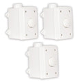 Weatherproof Controls Theater Outdoor 3 Volume Solutions White Piece OVCDW Set
