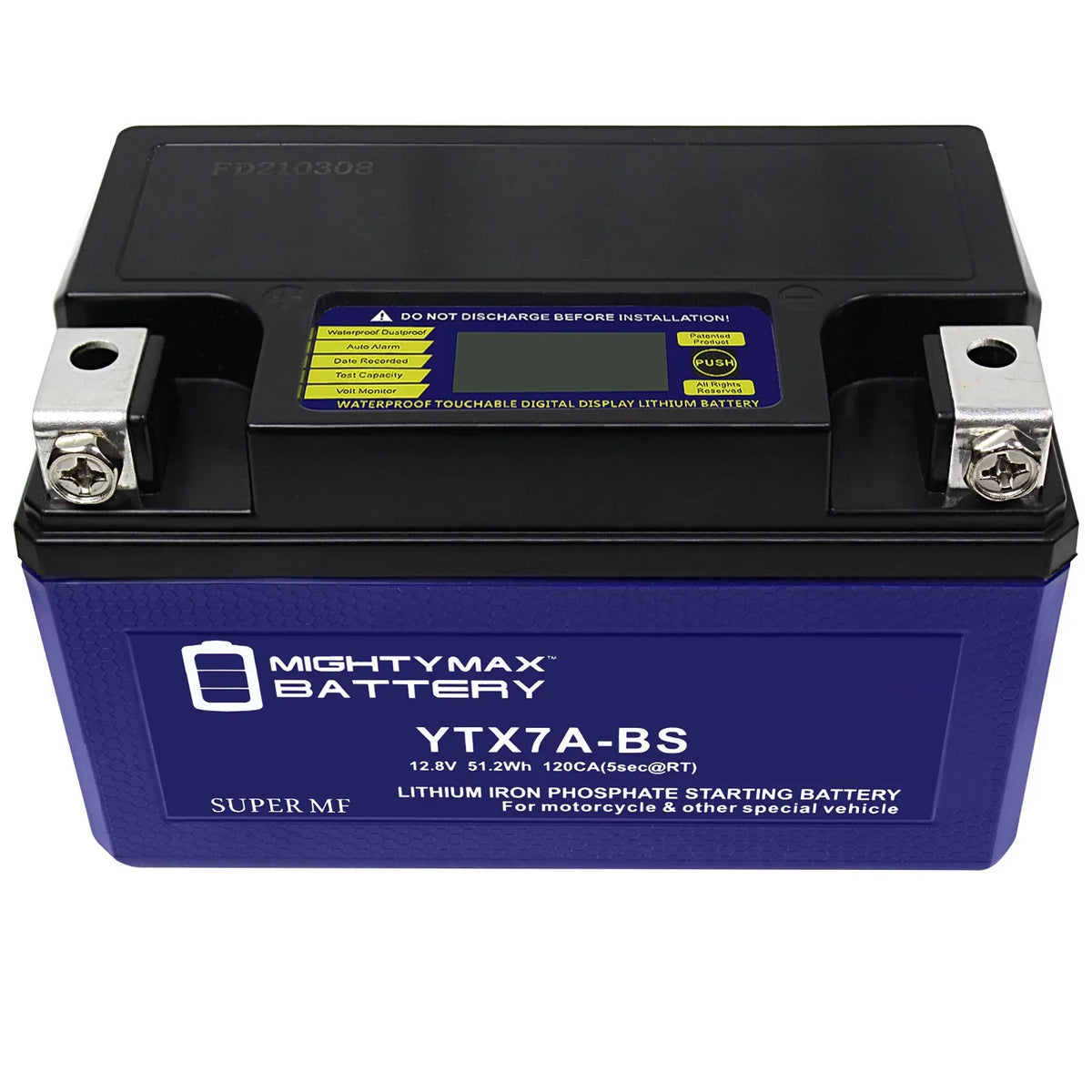 Ztong YTX7A-BS 6 Yee Go GTX-7A-BS Lithium Battery Kart Replacement GS Compatible Pack - with