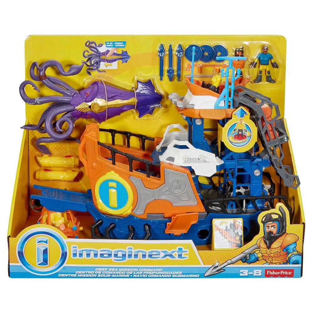 Command Boat Imaginext DFX93 Mission Sea Deep