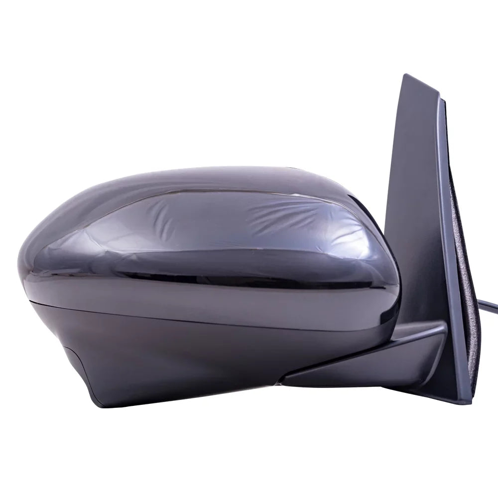 Right Replacement Match Paint To Passenger Signal-Memory Brock Compatible With Black With Heat-Camera Aftermarket Without Honda 2014-2017 Odyssey Mirror EX/EX-L Power