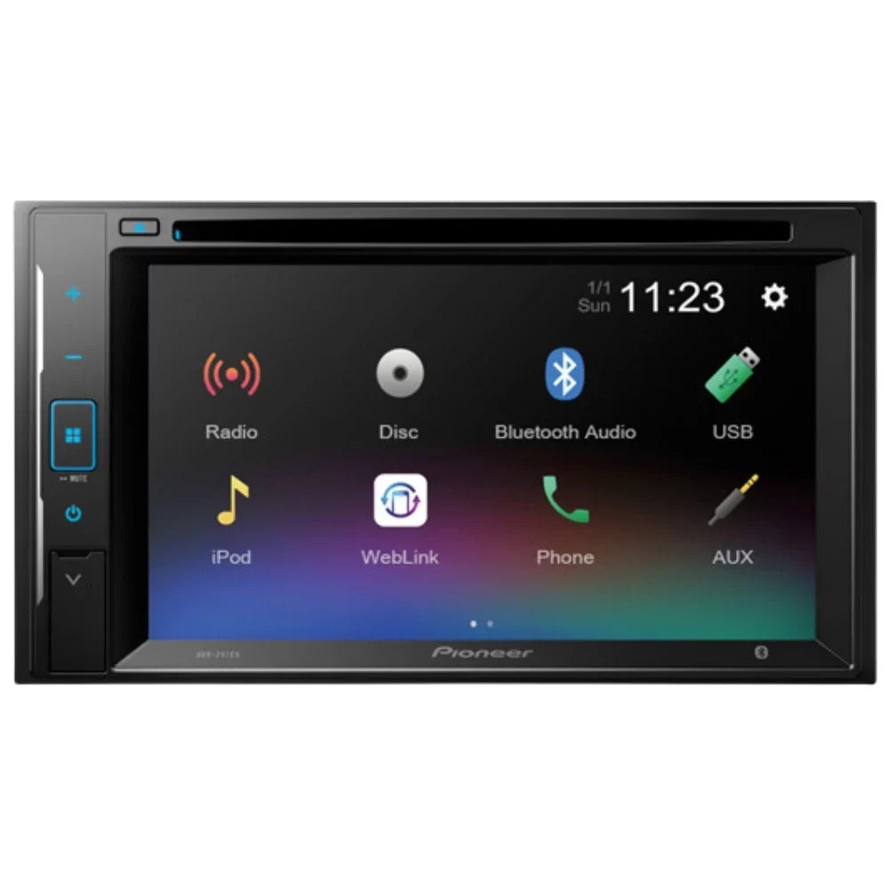 Kit Installation For Car & Kit Pioneer Bundle Din Classic 2007 Touchscreen, Silverado - (5Item) Double Bluetooth with KIT2332 AVH-241EX Mounting Stereo Backup Chevrolet / Camera,