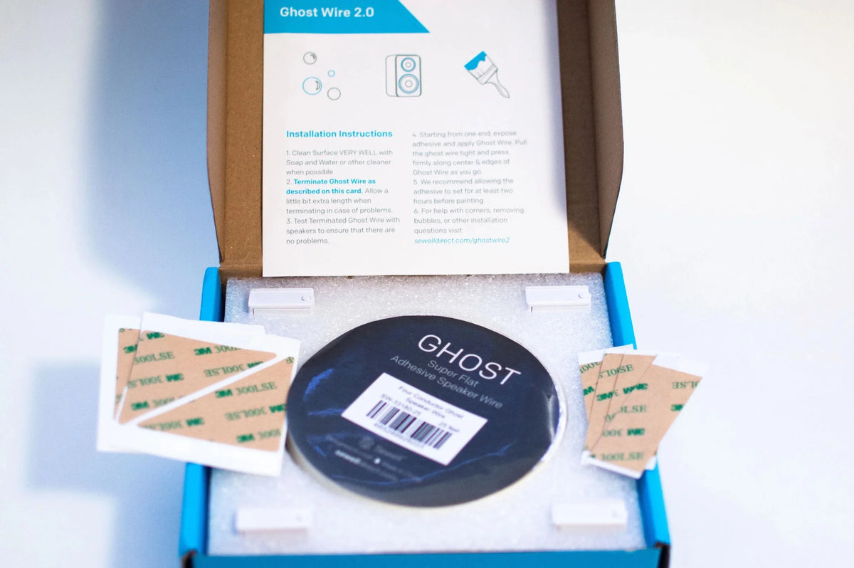 conductor), White or conductor) 18 Wire, 16 Wire AWG Ghost 2.0, Flat Super (4 (2 Adhesive AWG