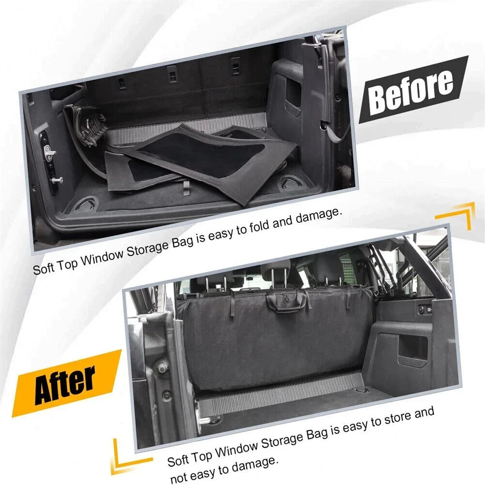 2022 2021 for Accessories 4 Door Window Soft Bronco Ford Top Bag Storage 2023