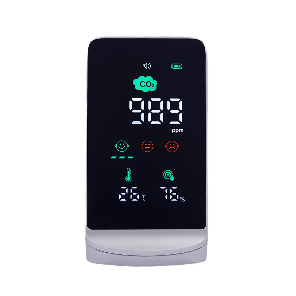 Quality for Monitor Temperature CO2, Air Black) & (White, Miumaeov Humidity Indoor