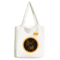 Bag Tote Yellow Sack Culture Canvas Shoulder Black Expression Hand Lotus