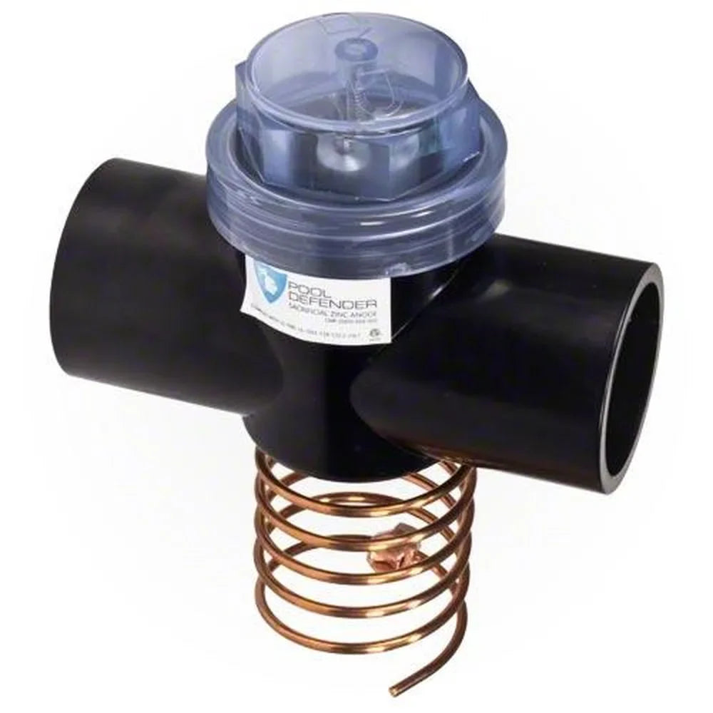Compact Defender Anode CMP Pool W/ Replacement Wire 2.5" Copper 2" Zinc Spigot