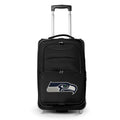 MOJO Carry-On 21" Seattle Black Suitcase Rolling Seahawks Softside