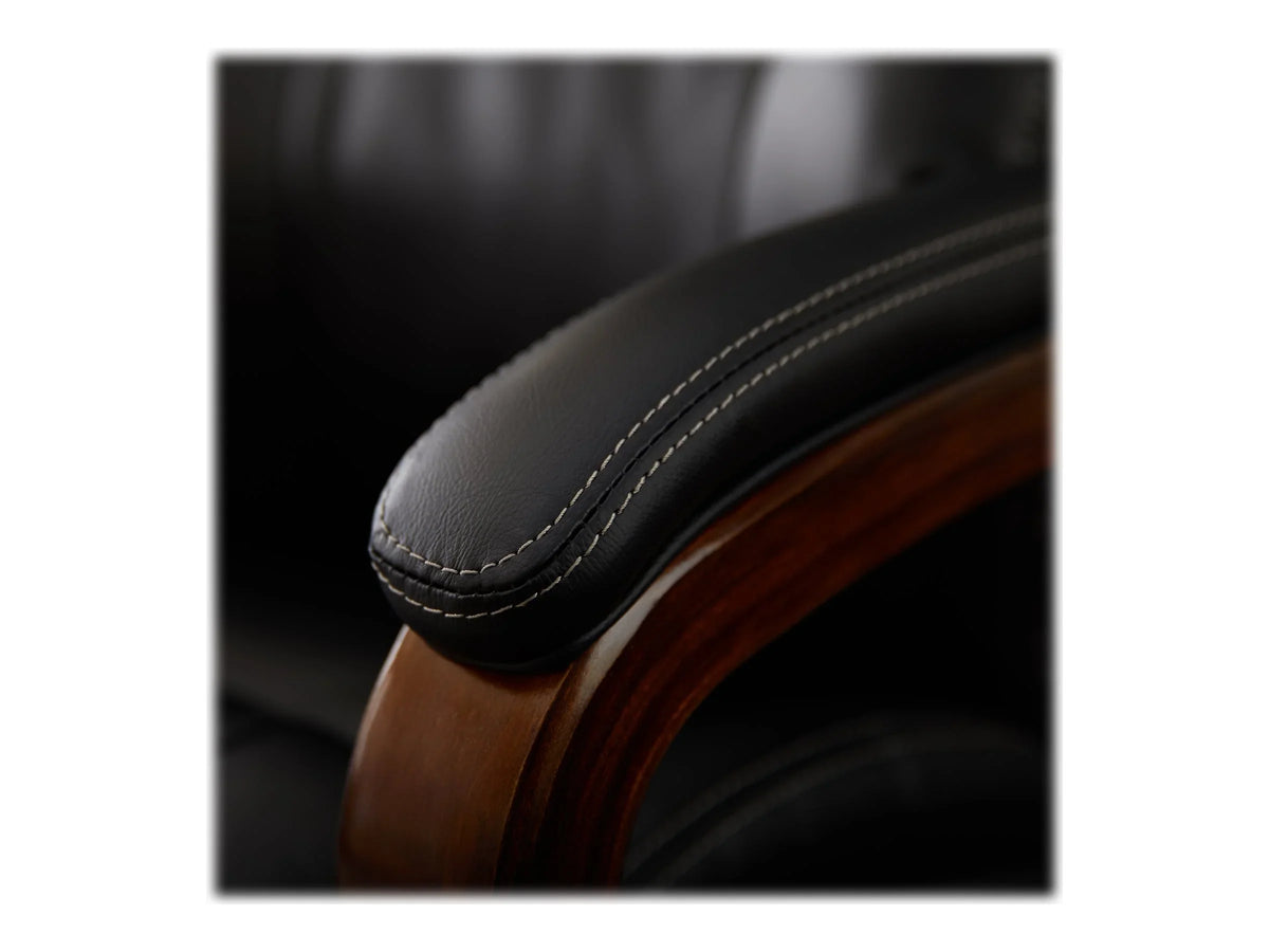 faux executive and Tall - armrests high-back - poly-fiber wood, memory - steel, La-Z-Boy Chair swivel - ergonomic - foam, Big leather, - tilt - black plywood, Trafford - -