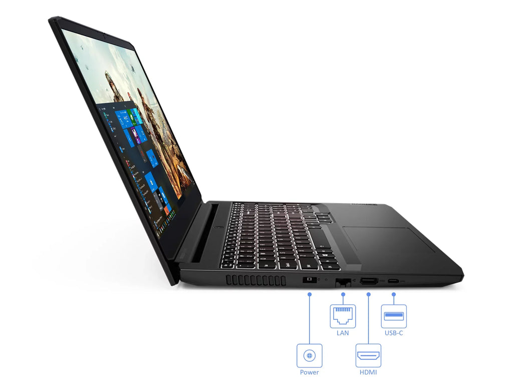 Core Intel Lenovo NVIDIA (82K10003US) Display, 120Hz SSD 1TB Home RAM, 8GB 3i GeForce Ti, HDMI, RTX Upto Windows + i7-11370H Laptop, FHD HDD, 10 15.6" NVMe 256GB 3050 Gaming IdeaPad 4.8GHz,
