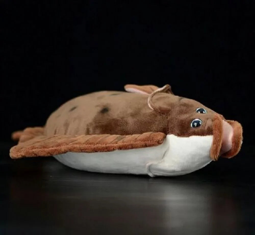 Plush Gift Fish Kids Toy Doll Stuffed Brown Sea Soft Ocean 40cm Animal Flounder