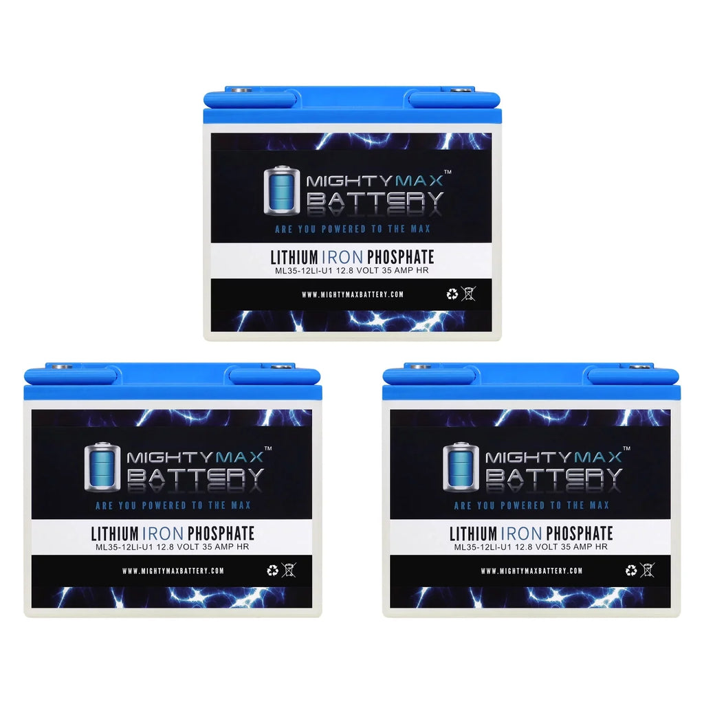 35AH 12V Yeti Solar - 400 with Goal Lithium Generator Replacement compatible Pack Battery U1 3 Zero