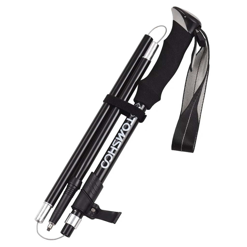 Sturdy Lightweight TOMSHOO Trekking Hiking for Backpacking and Camping Collapsible Portable Pole Set
