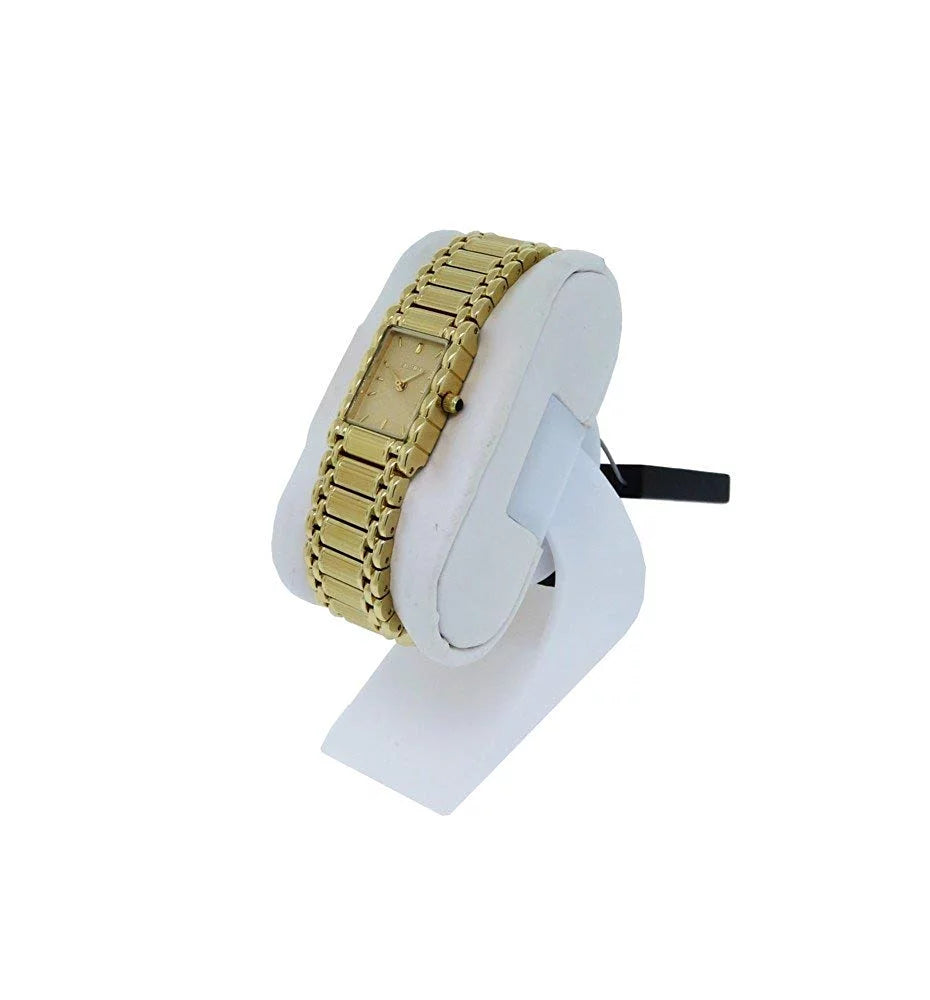 champagne gold rectangle case ELGIN EM898N dial tone Ladies