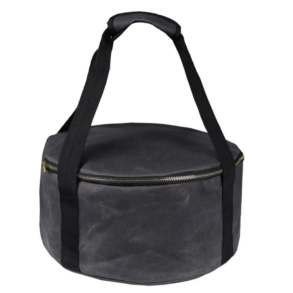 Durable Container ,Outdoor Storage Dutch 12" - Handbag Bag Multipurpose Activities BBQ Gray Carry Camping Accessories Oven Bag for Cookware ,Fishing