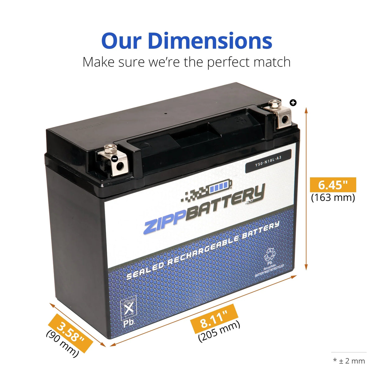 Venture/royale (50-N18L-A3 Zipp Xvz13 for Y50-N18L-A3 Yamaha Ah, Motorcycle 12 CCA) Battery 260 1300cc Volt,20 Battery 1991