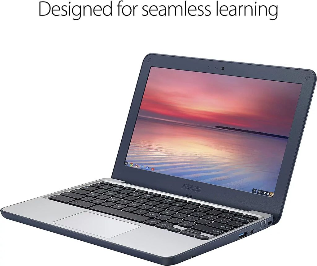 Chrome, 11" Hard C202SA-YS02, RAM, ASUS Intel Celeron, 1.60 DDR3 Drive, Chromebook Grade GHz Screen B) SSD (Used 4GB 16GB