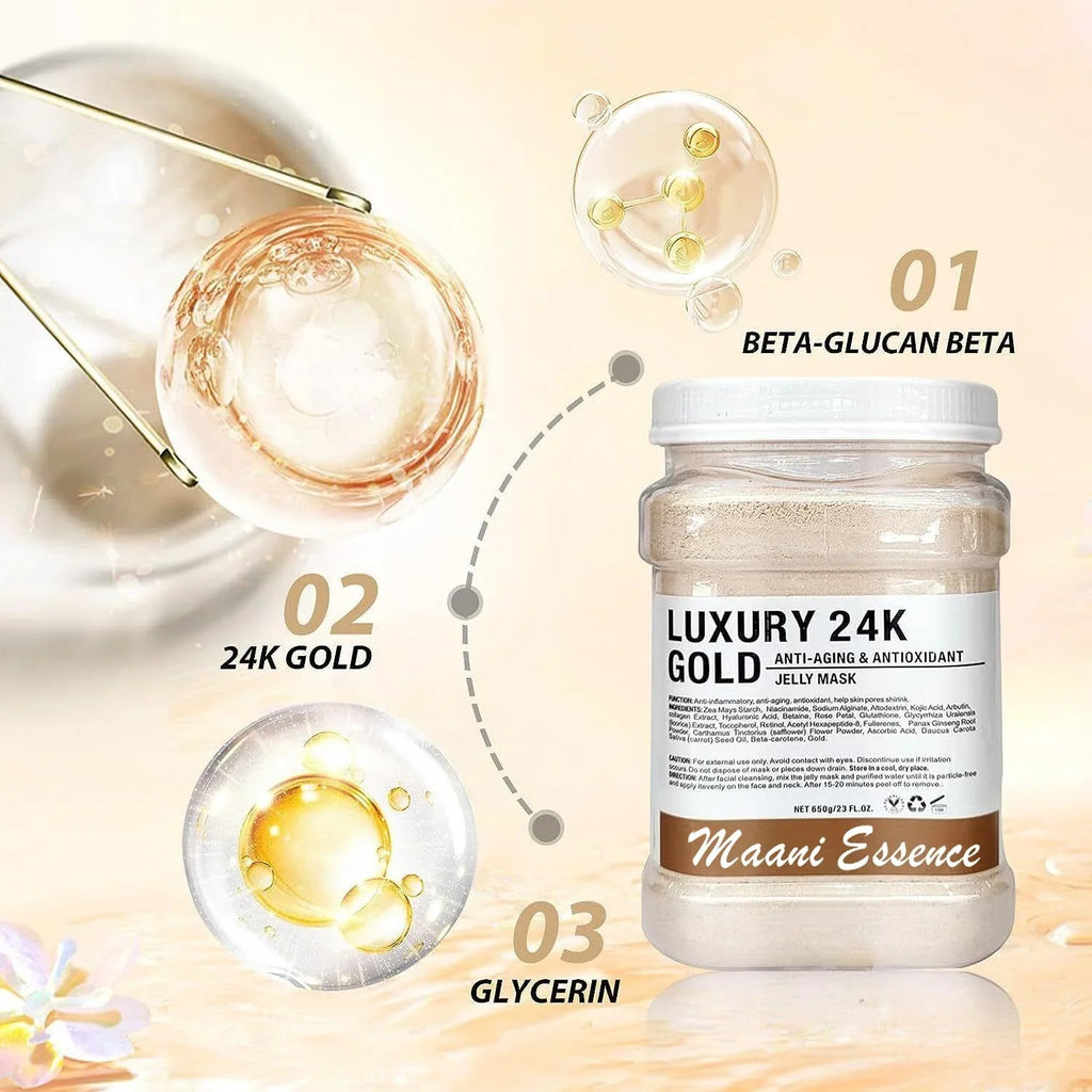 Peel Care Off Fl Mask (2K Off GOLD) SkinCare, Professional Mask, Facial Oz hydrojelly for Gel Face Jelly Moisturizing Hydrating Natural Mask, Masks 23 Facial Peel Powder & DIY Skin
