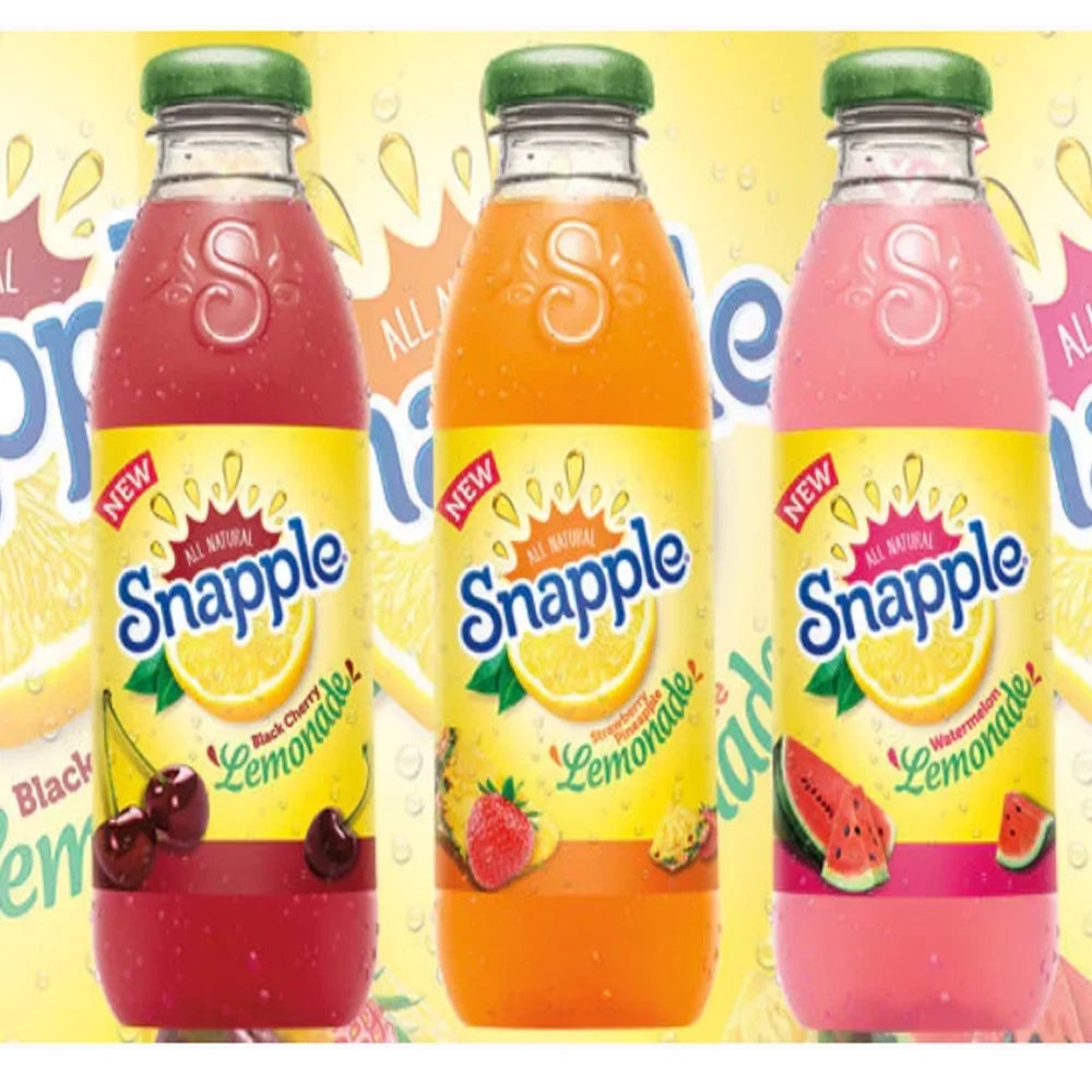 of 8 Lemonade, 8 Oz Strawberry Black Lemonade, Cherry 16 Watermelon Lemonade 24, 16, Pack , 8) 8 Snapple Variety Pineapple Pack (24,