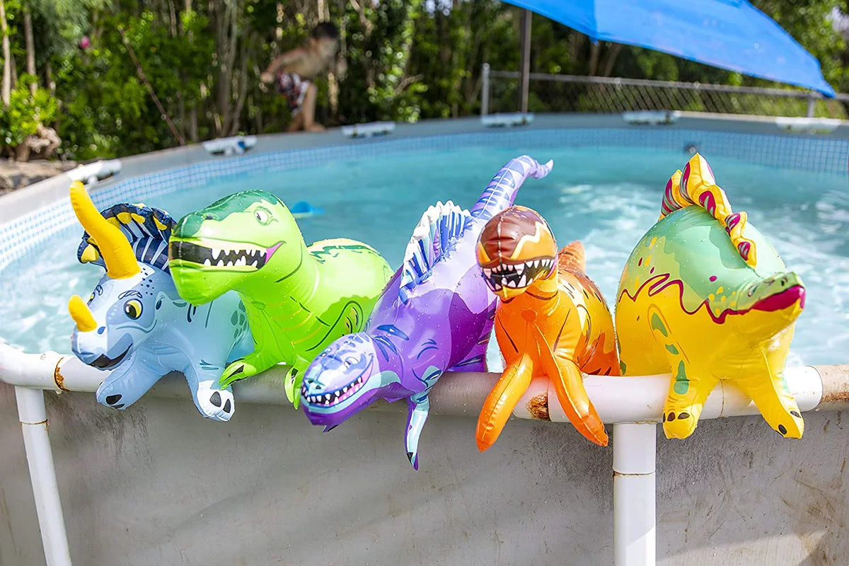 Dazmers | Toys With Dinosaur Pump - Dinosaur T-Rex Set Playset Inflatable