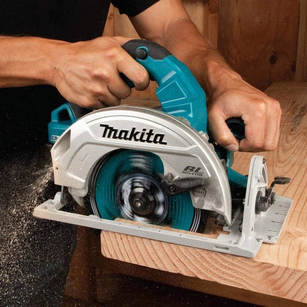 X2 XSH06PT Makita 7-1/4 Circular Kit Brushless Saw Cordless 36V Lithium-Ion 18V LXT 5.0Ah