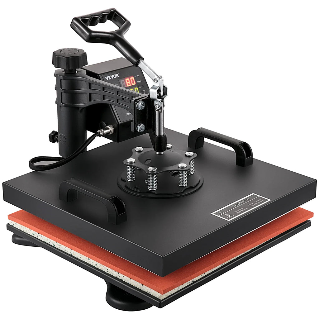 Rotation in Away Dual LED Degree Display Heat Sublimation Multifunctional 1 Transfer Swing Combo Machine VEVOR Press 15"x15" Heat Machine Digital 8 360