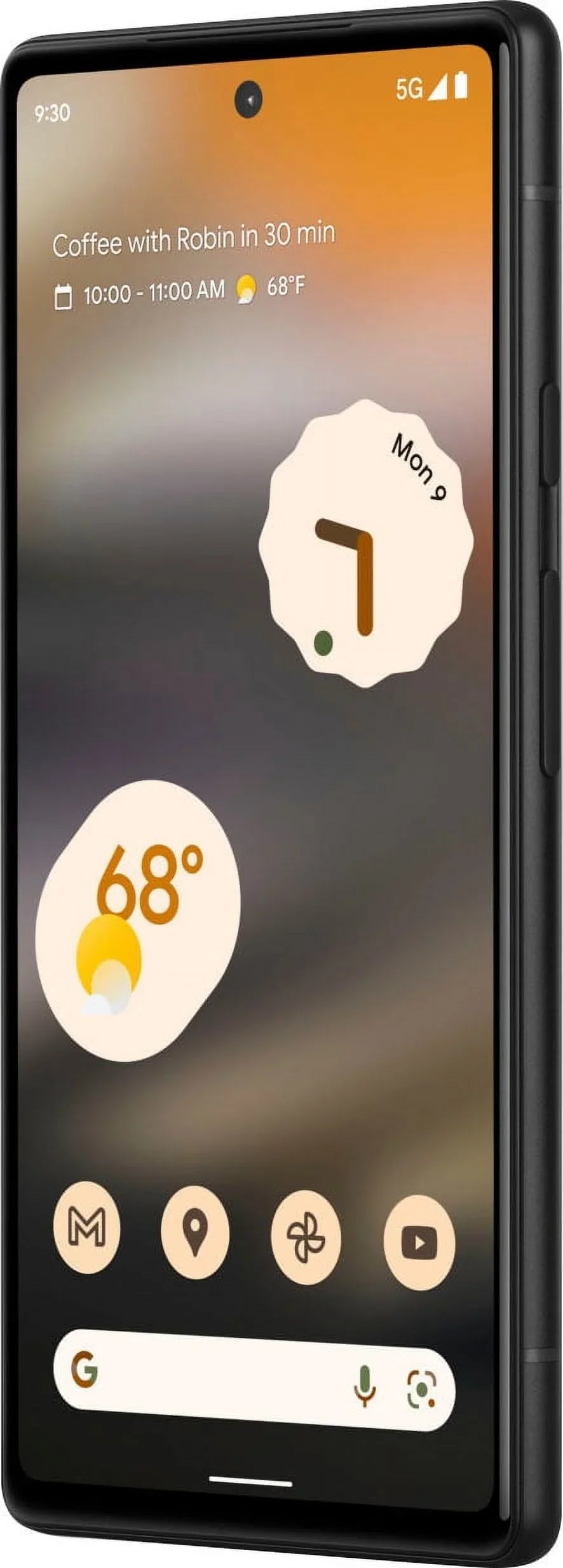 Google (Unlocked) Pixel Charcoal GA02998 128GB 6a (Refurbished) Restored