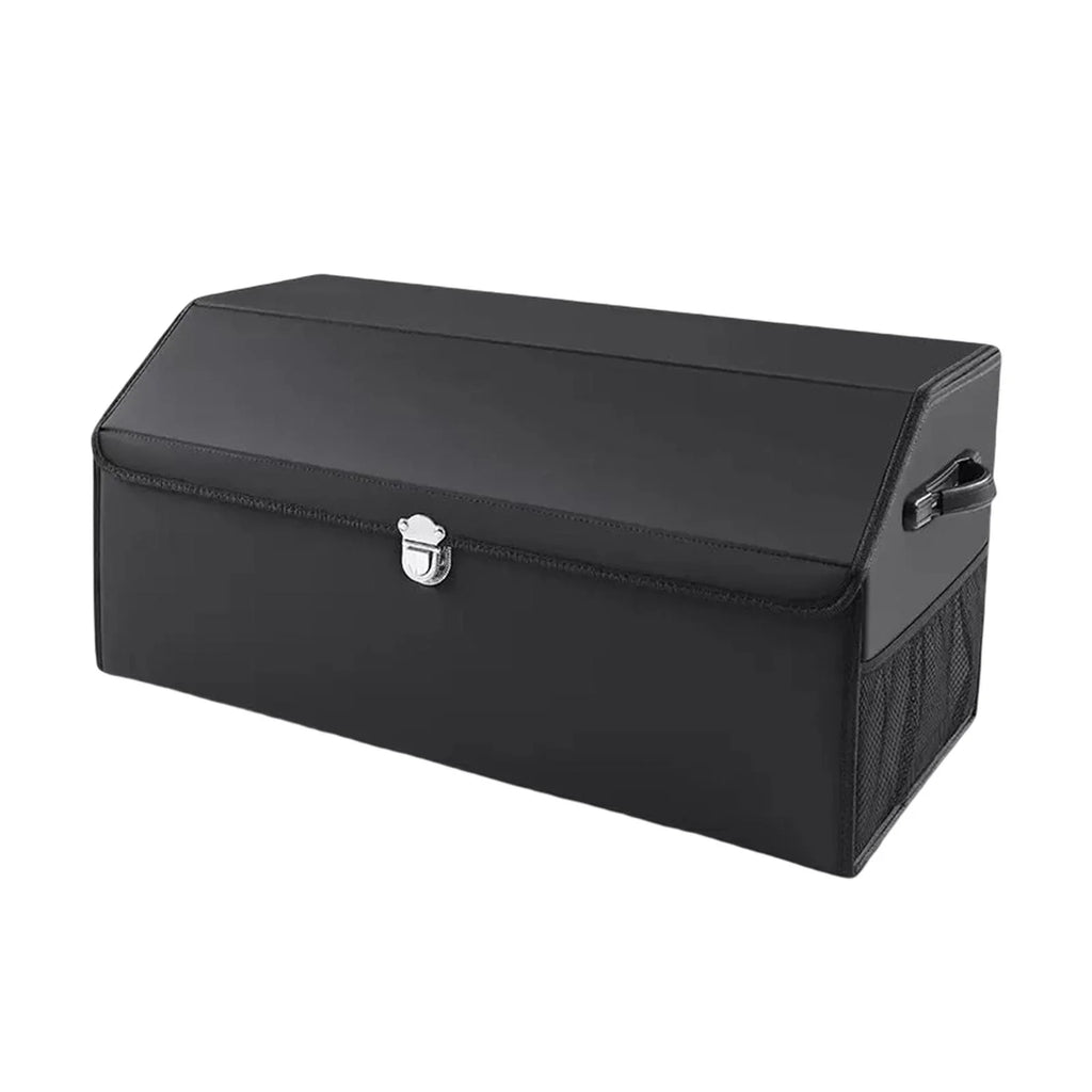 Bin Car Box for Storage Foldable Dustproof Cars Car Trunk Organizer Handles with L