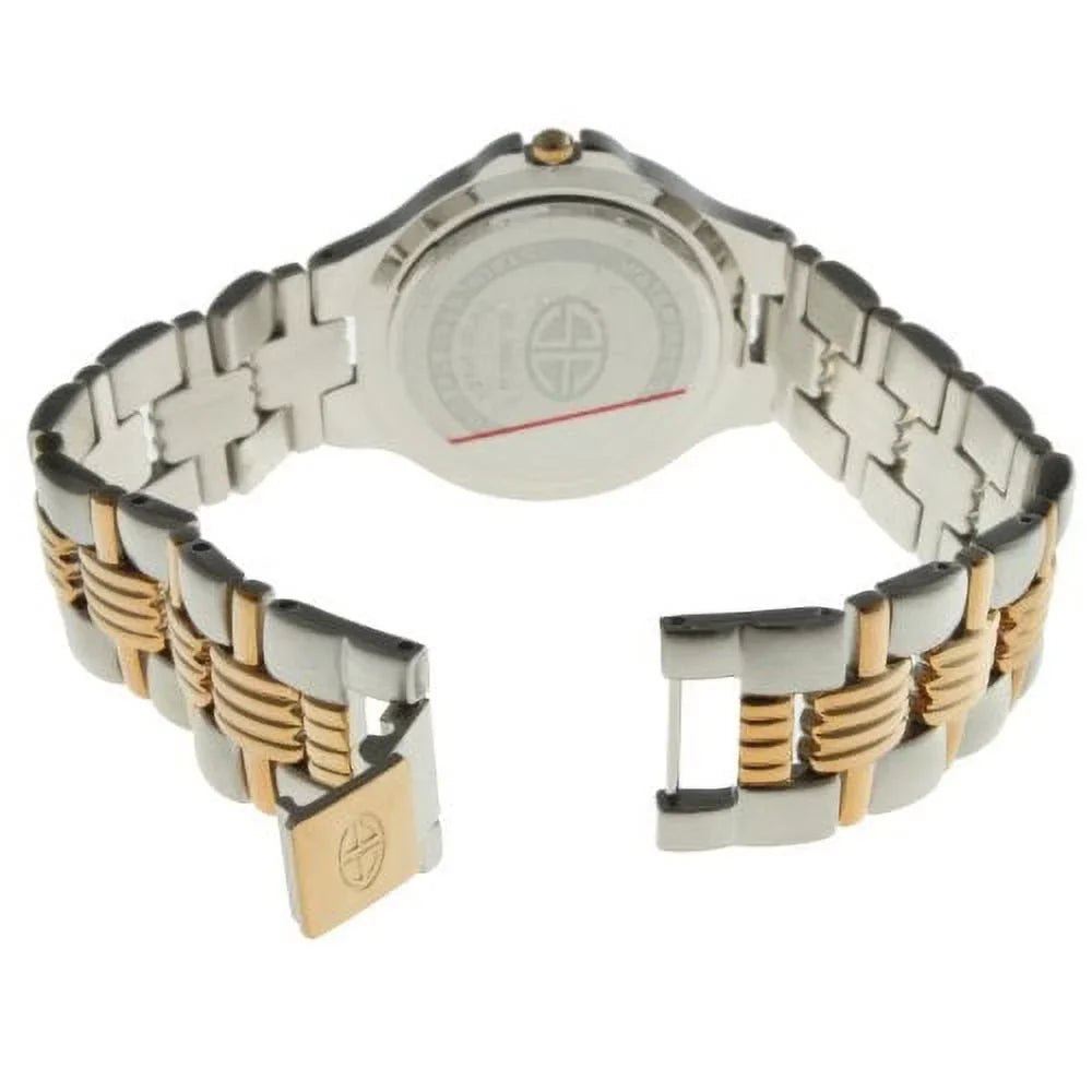 Gold Tone Watch Bezel Dress Numeral Roman Plated SE3606-M Dial Men's Silver Two Luxury & Swiss Edition Gold White 23K