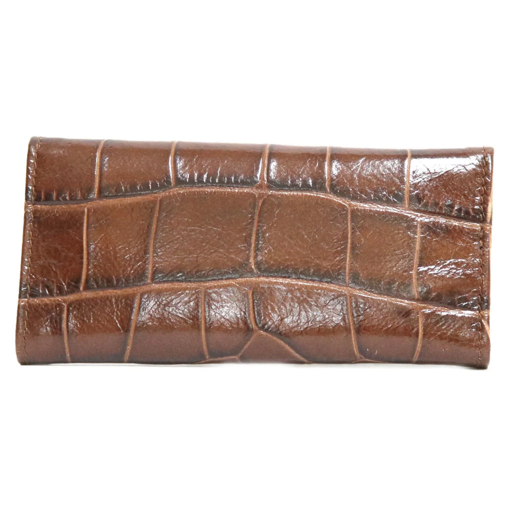 Case Leather Pre-Owned Miu Miu Miu (Fair) Brown Key Women's