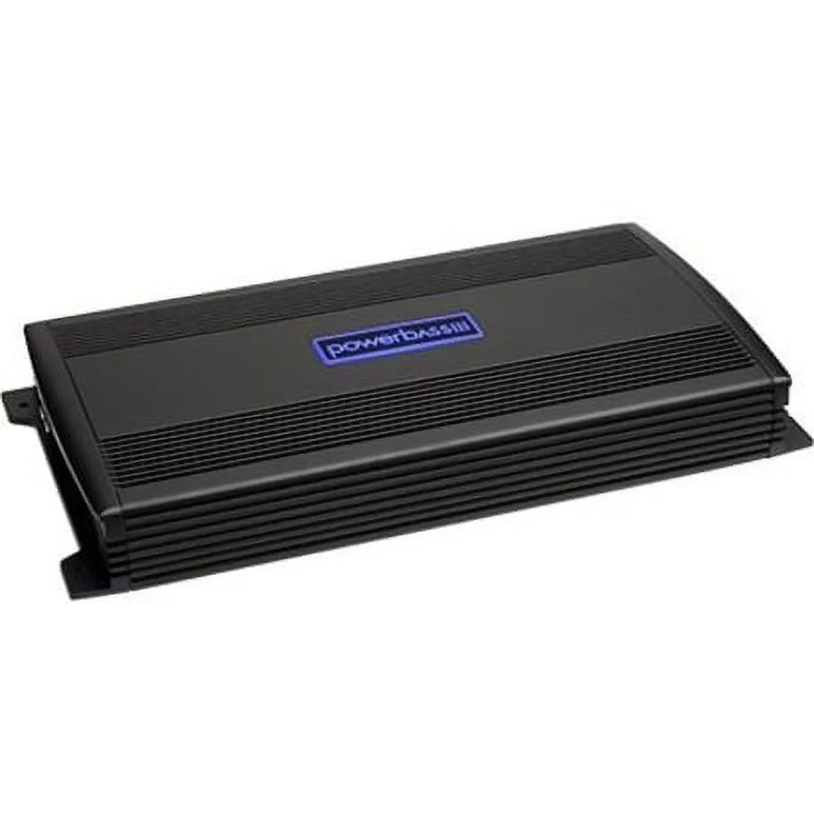 Channel, ASA3 600.1 Car AB W Class Powerbass ASA Amplifier, 1200 PMPO, 1
