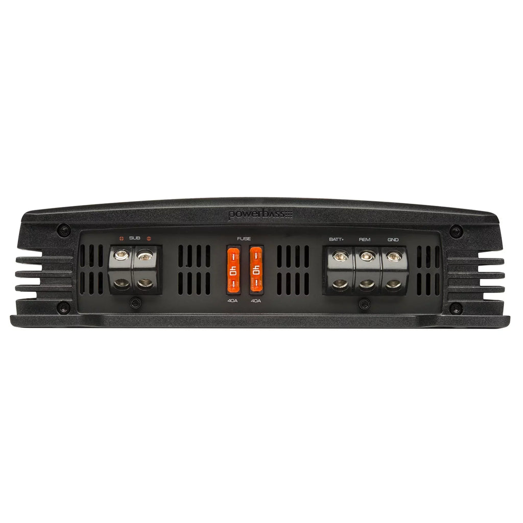 Channel, ASA3 600.1 Car AB W Class Powerbass ASA Amplifier, 1200 PMPO, 1