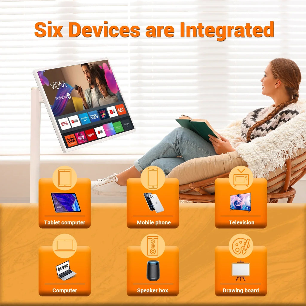 on JYXOIHUB Touch 22 1080p TV inch StandbyMe Portable Wheels Screen Wireless Televisions,