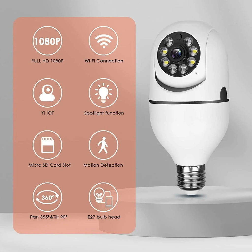 E27 2Pcs System 1080p Bulb Light 5G 2.4GHz WiFi Outdoor, Home Camera Camera & for Indoor Cameras Cameras Security Security, Security Wireless , Wireless